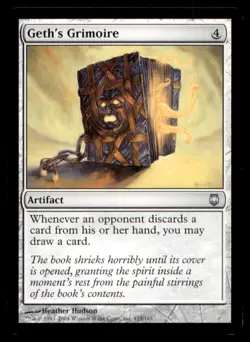 MTG Geth's Grimoire LP Light Play Darksteel [1398] - Image 1