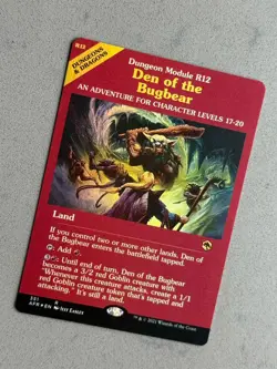Magic The Gathering MTG - Den of the Bugbear (Showcase Foil) - AFR - Image 1