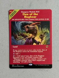 Magic The Gathering MTG - Den of the Bugbear (Showcase Foil) - AFR - Image 2