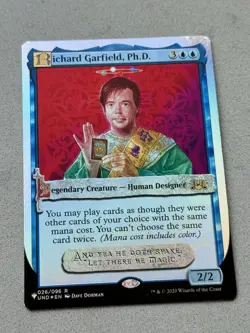 Richard Garfield PHD FOIL 026 Magic the Gathering MTG LIST Dave Dorman Art - Image 1
