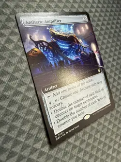 MTG Aetheric Amplifier #0034 Extended Art Rare Commander: Aetherdrift (DRC) - Image 2