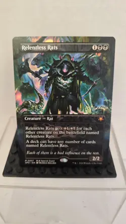 Magic the Gathering Relentless Rats Borderless Special Guest *Regular Finish* - Image 1