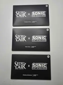 🔥FACTORY SEALED MTG Secret Lair Sonic Complete Rainbow Foil 3-Box Set🔥RARE🔥 - Image 1