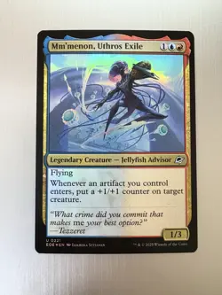 Mm’menon, Uthros Exile - 221 - MTG: Edge of Eternities - Uncommon - FOIL - Image 1