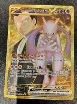 Team Rocket's Mewtwo EX 240/182 Hyper Rare Holo Destined Rivals Pokemon TCG - NM - Image 2