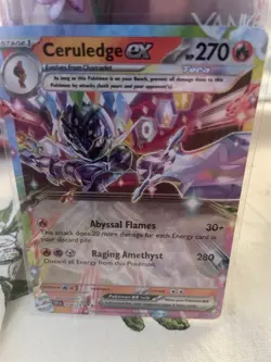 Pokemon TCG Ceruledge ex 036/191 - Double Rare - Surging Sparks - NM - Image 1