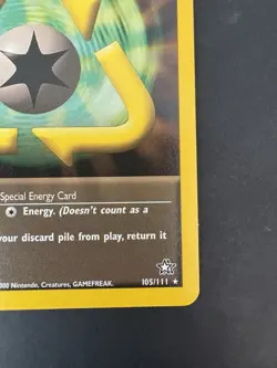 Pokemon TCG Neo Genesis Non-Holo Rare Recycle Energy (LP) - Image 4