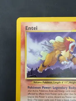 Pokemon Vintage Non Holo Rare Entei Neo Revelation 17/64 WotC - Image 2