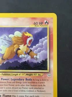 Pokemon Vintage Non Holo Rare Entei Neo Revelation 17/64 WotC - Image 3