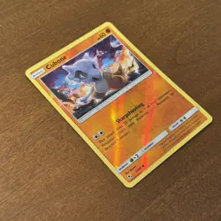 Pokemon TCG Cubone 37/68 Reverse Holo Hidden Fates LP - Image 2