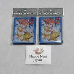 Pokemon Center Misty Psyduck Exclusive Sleeves 64 pcs Japanese set of 2 sealed - Image 1
