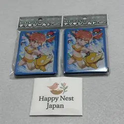 Pokemon Center Misty Psyduck Exclusive Sleeves 64 pcs Japanese set of 2 sealed - Image 2