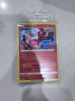 Pokemon Fusion Strike - ORICORIO HOLO BLACK STAR PROMO SWSH168 - NM/M! - Image 1