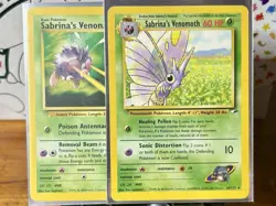 Sabrina's Venomoth + Venonat Bundle - Pokemon TCG - Gym Heroes - 34 & 96 ~ HP - Image 2