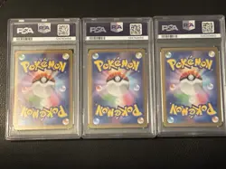 PSA10 Pokemon japanese sv11w White Flare Tepig Pignite Emboar AR sequential set - Image 2