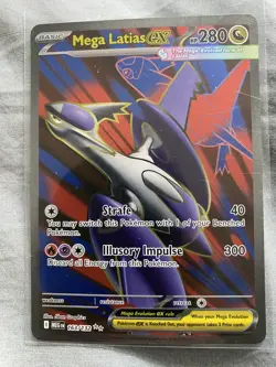 Pokemon TCG Mega Latias ex 163/132 Mega Evolution Ultra Rare - Image 1