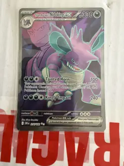 Team Rocket's Nidoking ex 216/182 Pokemon destined rivals - pack fresh - NM/M - Image 1
