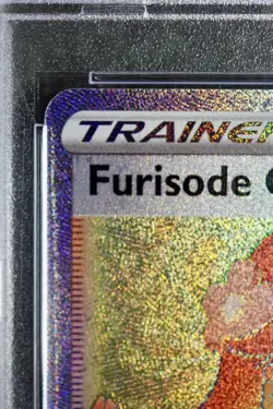 2022 POKEMON SWORD & SHIELD SILVER TEMPEST 205 FULL ART/FURISODE GIRL SEC PSA 8 - Image 2