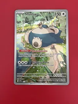 Pokemon TCG SV: 151 ETB Promo Snorlax 051, Holo, NM - Image 1