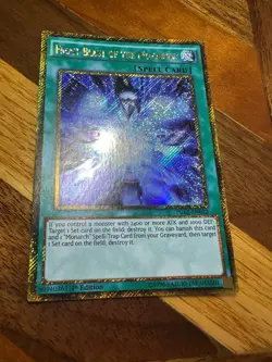 Frost Blast of the Monarchs PGL3-EN012 1st Edition Gold/Secret Rare PL + BONUS - Image 1