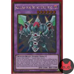 Yugioh Gladiator Beast Gyzarus PGL2-EN079 Gold Rare 1st Edition NM - Image 1