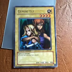 Gemini Elf IOC-SE1 Ultra Rare MP/LP Yugioh LIMITED EDITION - Image 1