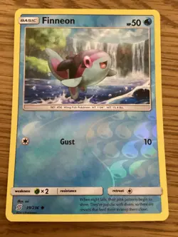 Finneon Pokemon Card 39/236 Reverse Holo- Used -Sun & Moon-Unified Minds - Image 1