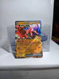 Koraidon ex 029 Sv: Scarlet & Violet Black Star Promo Card Holo NM Full Art - Image 1