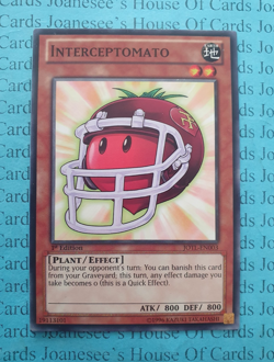 JOTL-EN003 Interceptomato Yu-Gi-Oh Card 1st Edition New - Image 1