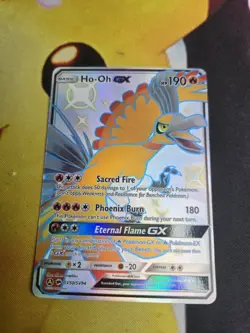 Pokemon TCG Ho-Oh GX Full Art Shiny Holo Card Hidden Fates SV50/SV94 - Image 1