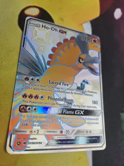 Pokemon TCG Ho-Oh GX Full Art Shiny Holo Card Hidden Fates SV50/SV94 - Image 2
