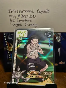 Neji Hyuga Awakens! Destiny Spins in Naruto Kayou NR-R-013 Anime Card! - Image 1