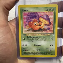 Paras 47/64 Pokemon Card Neo Revelation Common NM/MT Vintage TCG German WOTC Vtg - Image 1