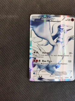 2011 Pokemon card tcg Black&White first full art Reshiram 113/114 english nm151 - Image 5