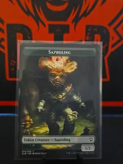Saproling Token (014) Battle for Baldur's Gate CLB MTG Magic - Image 1