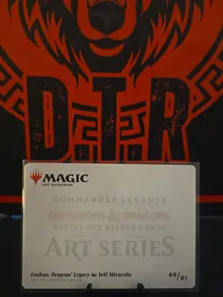 1x Art Series (69/81) - Lozhan, Dragons' Legacy MTG CLB NM D&D Baldurs Gate - Image 2