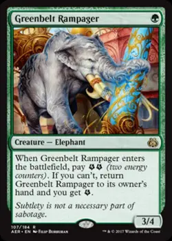 Greenbelt Rampager - Near Mint MTG Aether Revolt - Image 1
