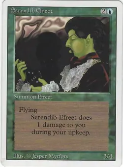 Serendib Efreet MTG: Revised Rare - Image 1