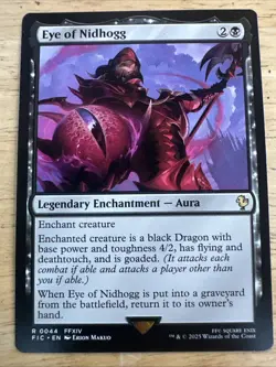 MTG Eye of Nidhogg Commander: Final Fantasy Regular Rare - Image 1