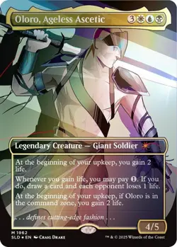 NM MTG FOIL OLORO AGELESS ASCETIC SLAY THE DAY SECRET LAIR FESTIVAL IN A BOX - Image 1