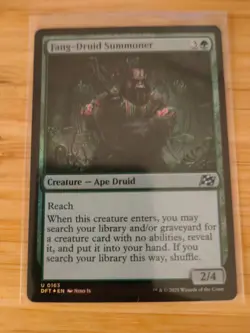 MTG Fang-Druid Summoner (FOIL) 0163 Aetherdrift M/NM Free UK P&P - Image 1