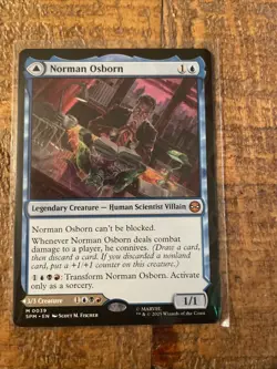 Magic the Gathering MTG SPM Norman Osborn // Green Goblin 39 Regular Near Mint - Image 1