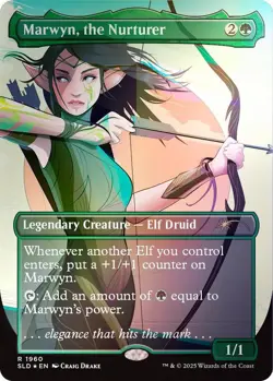 NM MTG FOIL MARWYN THE NURTURER SLAY THE DAY SECRET LAIR FESTIVAL IN A BOX - Image 1