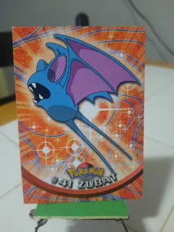 2000 Topps Pokemon TCG Zubat 41 Black Label TV Animation Edition Vintage NM - Image 1