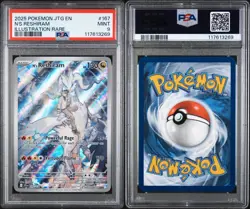 PSA 9 MINT N’s Reshiram #167, 2025 Pokemon Journey Together , JTG EN - Image 1