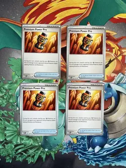 4 x Premium Power Pro - 124/132 Mega Evolution - NM - Playset - Pokemon TCG - Image 1