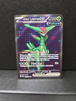 Pokemon Temporal Forces Iron Leaves EX Ultra Rare Full Art 186/162 - Image 2