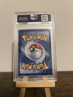 2000 Pokemon TCG Pokemon League Black Star Promo #18 Team Rockets Meowth PSA6 - Image 2