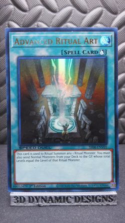 | Yugioh Advanced Ritual Art SS04-ENV01 Ultra Rare Speed Duel Decks LP/PL 🔥 | - Image 1