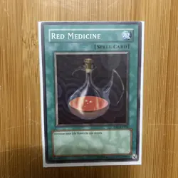 YuGiOh Red Medicine Legend of Blue Eyes LOB-054 1st Edition BUF - Image 1